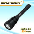 Maxtoch SN6X-2S amélioré SN6X-2 Chasse Bright Beam Spot Rechargeable éblouissement lampe de poche